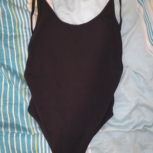 TNA '90s Cozumel Black Bodysuit